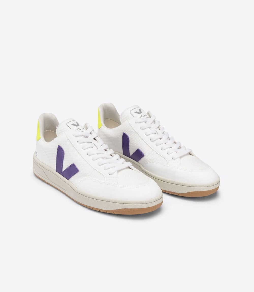 Veja Trainers Mens White - V-12 B-mesh - ETVD-75963